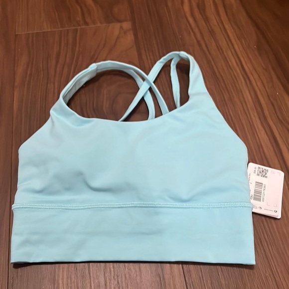 lululemon athletica Other - NWT lululemon energy bra long line size 4 Icing blue